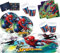 Offer Shop Marvel Spiderman Party Supplies Children's Birthday Tableware Spiderman Decorations For 16- Spiderman Plates Cup Napkin Tablecloth