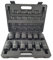 Set de vasos para atornilladora de impacto, llave tubo, 3/4 pulgadas, 24-41 mm, 12 piezas