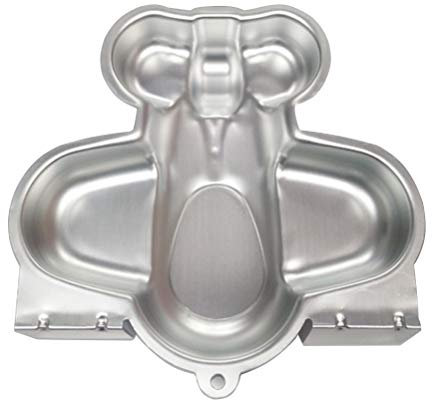 HEMOTON 1Pc Flugzeug Form Backformen kreative Karikatur-Flugzeug-Form Bakeware Aluminiumlegierung Flugzeugbackformen DIY Backen-Werkzeuge (Silber)
