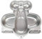 HEMOTON 1Pc Flugzeug Form Backformen kreative Karikatur-Flugzeug-Form Bakeware Aluminiumlegierung Flugzeugbackformen DIY Backen-Werkzeuge (Silber)
