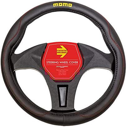 MOMO CARBON COPRIVOLANTE UNIVERSALE NERO E ROSSO