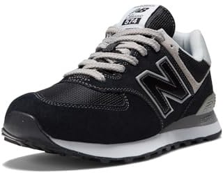 New Balance 574v2 Core, Zapatillas Hombre, Negro Black White, 45.5 EU