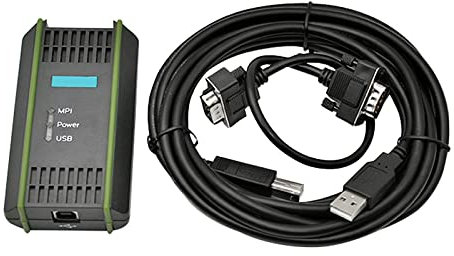 WRETKEON Cable de programación PLC para Siemens S7 200/300/400-6ES7 972-0CB20-0XA0 USB-MP/DP/PPI Cable adaptador USB a PPI MPI 840D CNC, TP170/177/270, OP25/35/77, MP177/270, OP25/35/77, MP177 /270