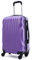 R.Leone Valigia EasyJet 45x36x20 cm Trolley Bagaglio a mano in ABS 4 Ruote (Viola, 3037 Valigia 50x35x20 cm)