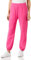 Champion Rochester 1919-Champion Logo High Waist Boyfriend Elastic Cuff Pantaloni da Tuta, Fucsia (FPL), L Donna