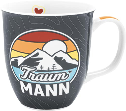 Tasse Traummann: Porzellan-Tasse, 40 cl