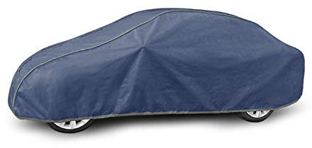 Autoabdeckung Wasserfest & Extrastark kompatibel mit Opel Astra III (04-10) Atmungsaktive Autoplane Abdeckplane Blau