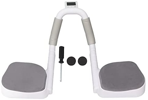 Plank Support Fitnessgerät, Multifunktionaler Core Plank Trainer mit Timing-Anzeige, Einstellbare Winkelbreite Verhindert Rutschen, Core Trainer für Männer und Frauen