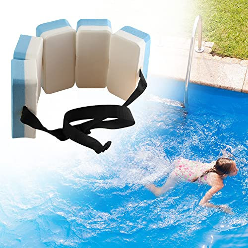 Verstellbarer Schwimmgürtel für Kinder Erwachsene, Entfernbar Schwimmlernhilfe mit 5 Auftriebskörpern, Einstellbar Schaumgürtel Schwimmgurt Gürtel für Wassergymnastik Wassersport, Schwimm-Zubehör