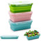 Alimat PluS Silicone Collapsible Food Storage Containers With Lids 3PCS, 350ml Collapsible Bowls with Lids, 12.32oz Collapsible Bowls for Outdoor and Kitchen