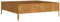 vidaXL Fioriera Rialzata da Giardino 100x100x33,5 cm in Acciaio Corten, fioriera, Supporto per vasi, Vaso, Vaso per Fiori, Supporto per Vaso