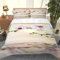Bettwäsche 135X200Cm 3 Teilig 3D Stilvolle Weiße Orchidee Druck Bettbezug Set, Baby Bettwäsche Weiche Flauschige Hypoallergen Mikrofaser Bettbezüge Mit Reißverschluss Und 2 Kopfkissenbezug