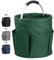 IHOMAGIC Cestino porta Attrezzi con 6 Tasche Esterne, Borsa Organizer Pieghevole, Sacca Porta Attrezzi Borsa Portaoggetti per la casa, shopping, i picnic, Borsa per Attrezzi da Giardino - Verde, 17L