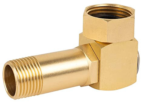 BYUTFA Schlauchverbinder, Hochleistungs-Gartenschlauchadapter, Messing-Ersatzteil, drehbare Schlauchaufroller-Teile – Anschlüsse 1 Zoll GHT bis 0,8 Zoll