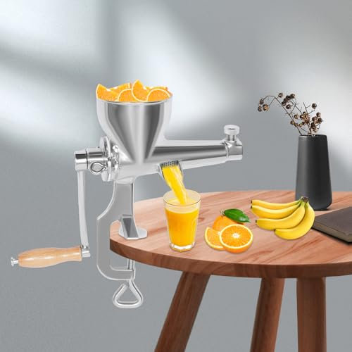 Exprimidor de hierba de trigo manual exprimidor de hierba de trigo exprimidor de hierba vegetal prensa manual de acero inoxidable exprimidor de frutas exprimidor de jugo
