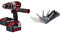 Einhell Amoladora angular TC-AG 125 (850W, 12.000 1/min de velocidad, disco de 125mm-ø, protector de disco, bloqueo de husillo, cabezal de engranaje plano de aluminio)+ Caja de discos de 125mm