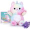Heating Pad For Pain Relief, Microwave Heating Pad Animal Lavender Flavor Heated Pad for Back Pain, Unicorn Cat Stuffed Animals For Anxiety Cuddle Stress Relief Gift For Women Girls Heat Pack Washable