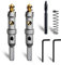 METOTY 2 Stück 16mm lochsäge metall，Hartmetall Lochsäge,Hartmetall Bohrer,mit Ein zusätzlicher nitrierter Stufenführungsbohrer gratis und L-Wrench,für Stahl Eisen Aluminum Metall