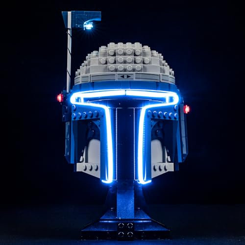LIGHTAILING Licht-Set Für Lego-75408 Jango-Fett Helm - Led-Beleuchtungsset Kompatibel Mit Lego Bausteinen Modell - Modell Set Nicht Enthalten