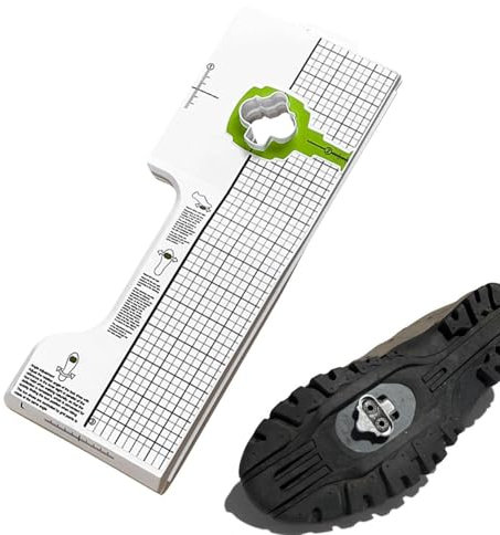 Präzises Werkzeug Für Pedalplatten, Cleats Schablone Einstellwerkzeug Für Fahrradplatten, Pedal Cleat Werkzeug, Pedalplatten-Montagewerkzeug Für Spin-ning Indoor Cycling Mountainbiken, 110mmx290mm