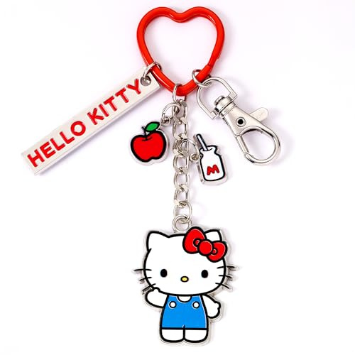 The Carat Shop Hello Kitty Keyring with Charms