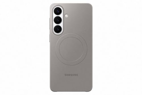Samsung Slim Magnet Smartphone Case EF-SS947, schlanke Hülle für das Galaxy S26+, Handy-Hülle mit Magnetring zur Anbringung von Zubehör, Silikon, Schutz Case, stoßfest, dünn und griffig, Gray
