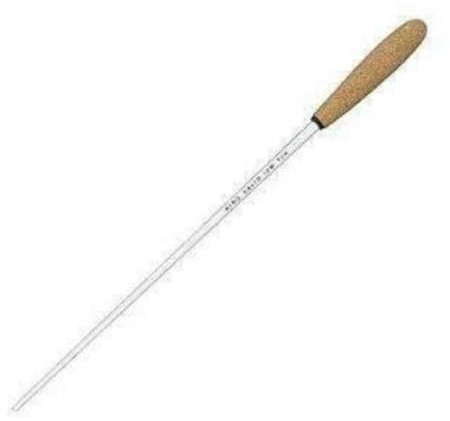 King David 12WTCK 12-Inch Baton White - Tapered Cork Handle