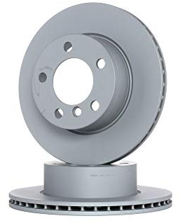 Bosch BD1081 Brake Disc Set - 284 mm - Front Axle - 1 Set of 2 Discs | Solid Discs - ECE-R90 Certified - Long Service Life, Advanced Corrosion Protection