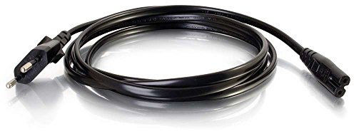 C2G Câble d'alimentation C7 3 m (CEE 7/7 vers IEC 60320C7) Figure 8 Câble d'alimentation 80618 noir