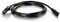C2G Câble d'alimentation C7 3 m (CEE 7/7 vers IEC 60320C7) Figure 8 Câble d'alimentation 80618 noir