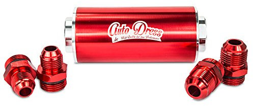 Universal – Filtro del carburante, filtro benzina, filtro lavabile per motore Sport con AN8/dash8 collegamento