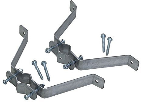 EZ 30-4W 4 Stand Off Wall Mount for up to 2 Mast - W Style Antenna Bracket