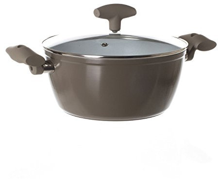 Secret de gourmet Faitout avec Couvercle Céramique - Diam. 28 cm.