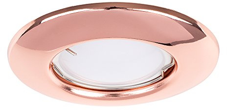 MiniSun | GU10 Ceiling Downlight Fitting in a Modern Copper Finish | Recessed Lighting, Home Décor & Improvement Essential | Mains Wired