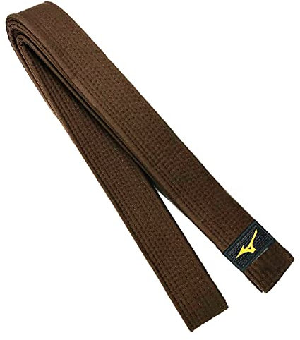 Mizuno - Cintura Obi da judo, marrone