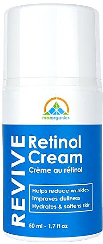 Crema de retinol para la cara: la mejor crema hidratante para la piel de la cara y el cuello | ayuda con piel seca, firmeza y tono de piel | Fabricado con 1% de retinol (1,7 fl.oz/50 ml)