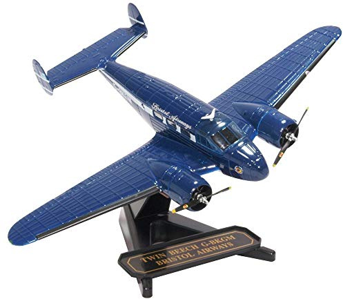 Oxford Diecast 1:72 Twin Beech G-BKGM - Bristol Airways Collectable model 72BE001