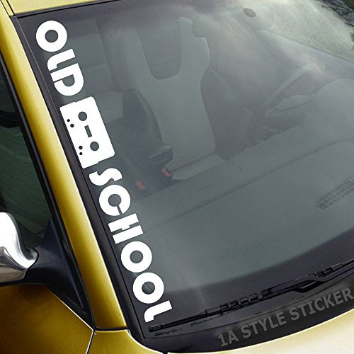 Oldschool Frontscheibenaufkleber Auto Aufkleber Scheibe Raiät Classic Car Unikat Auto Car Style Old