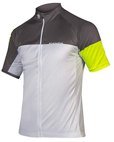 Endura Mens Hyperon Short Sleeve Jersey II White M