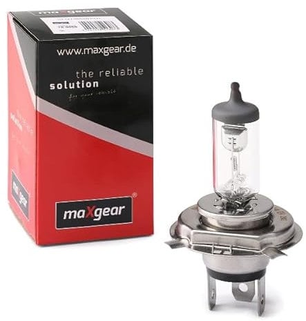 MAXGEAR H4 Glühlampe Fernscheinwerfer 60/55W P43t-38 Fernlicht Halogen Birne 78-0008