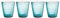 BUTLERS 4er Set Trinkgläser mit Luftblasen 290ml - WATER COLOUR - Wassergläser Cocktailgläser Set | spülmaschinenfeste Gläser & Trinkgeschirr für Tee, Limonade, Eiskaffee, Longdrinks