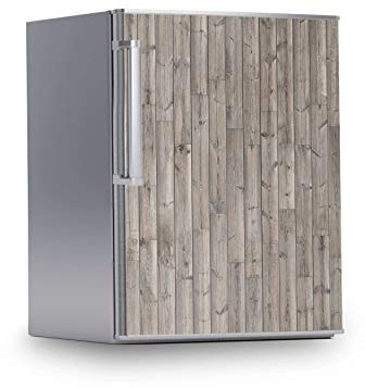Kühlschrank Aufkleber I Dekofolie für Kühlschrankfront - Folie Sticker abwaschbar I Dekoration Küche - Design: Dark washed