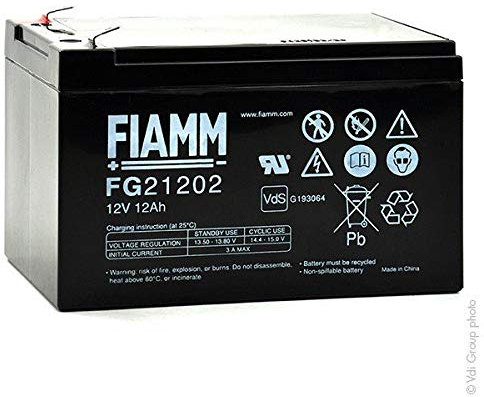 Fiamm - Fiamm - Batterie Plomb AGM FIAMM FG21202 12V 12Ah F6.35