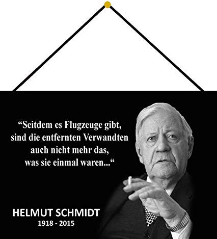 generisch Blechschild 20x30cm gewölbt mit Kordel Flugzeuge Spruch Helmut Schmidt Deko Geschenk Schild Tin Sign