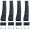 Cravate de Jardin, Tuteur Plante, Heavy Duty en Caoutchouc Souple Attaches réglable Jardin Arbre Liens pour Aider à Soutenir Les Plantes Vignes Jardinage (4pcs 60x2.4cm with Hole)