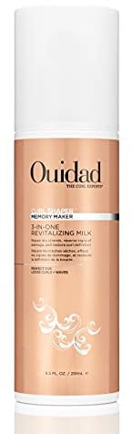 Ouidad Curl Shaper Memory Maker 3 in 1 Revitalizing Milk, als Pre-Styling-Primer, Leave-In-Conditioner oder Treatment verwendbar, angereichert mit Kokosmilch und Vitamin B5, 251 ml