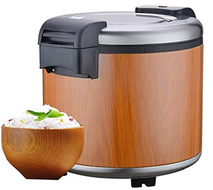 ZBINGAFF Household rice cooker, commercial electric heat preservation bucket, large capacity 23L, non-stick pan, automatic cooking, making rice/steam health food/vegetables