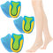 CZZSiug Lot de 3 Paires de Talonnettes en Gel de Silicone pour Fasciite Plantaire, Douleurs au Talon d'Achille, Coussinets Absorbants (Petite Taille)