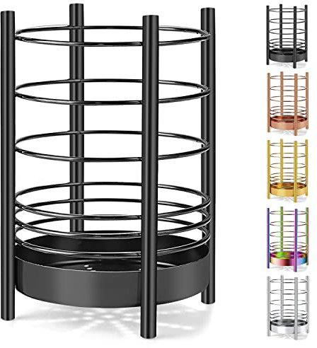 Soporte Negro Para Utensilios De Cocina Para Mostrador De Cocina, Utensilios De Acero Inoxidable, Organizador De Almacenamiento De Utensilios Con Revestimiento De Titanio Negro (Negro / 7.4''x5.2 '')
