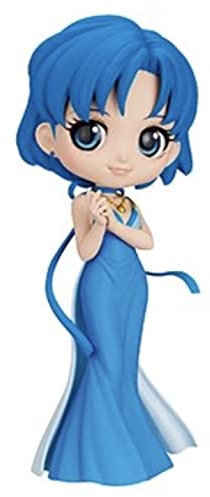 Banpresto Sailor Moon Eternal Q Posket Prinzessin Quecksilber, normale PVC-Figur, 14 cm